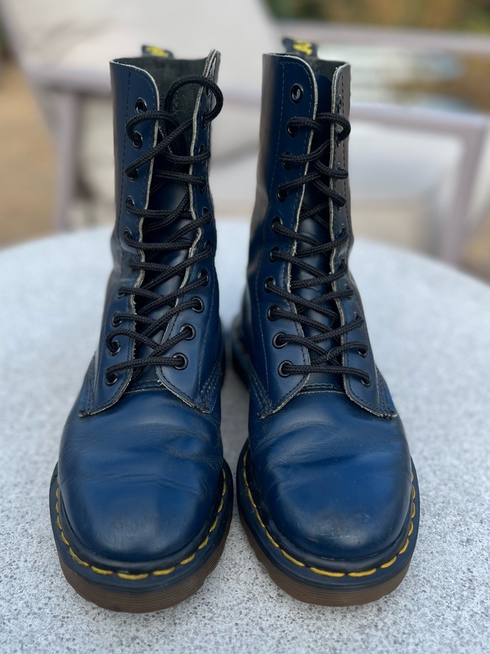 Rare Blue 10 eye Doc Martens US Women’s Size 6